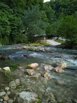 Mountain river Stock Photos