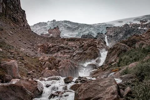 A mountain river 스톡 사진