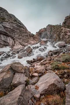 A mountain river 스톡 사진
