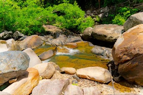 Mountain river. Stock Photos