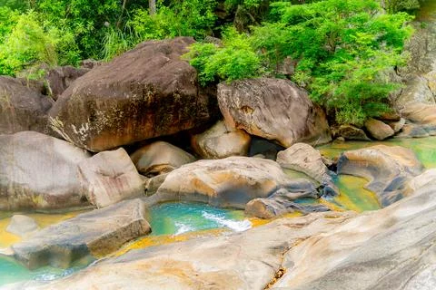 Mountain river. 스톡 사진