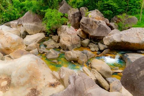 Mountain river. Photos