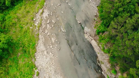 Mountain river in the picturesque mountains Stock Footage 114990977