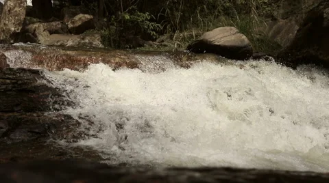 Mountain river shot Stock Footage 62649214