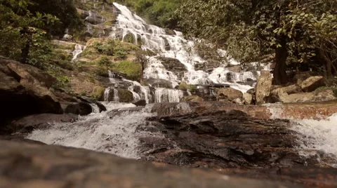 Mountain river shot Stock Footage 62649358