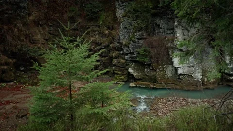 Mountain river shot Stock Footage 195164203