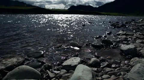 Mountain river, slider Stock Footage 41384880