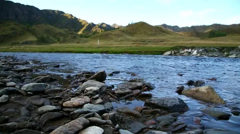 Mountain river, slider Stock-Footage 41384881