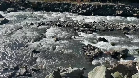 Mountain river in sochi Video stock 225312909