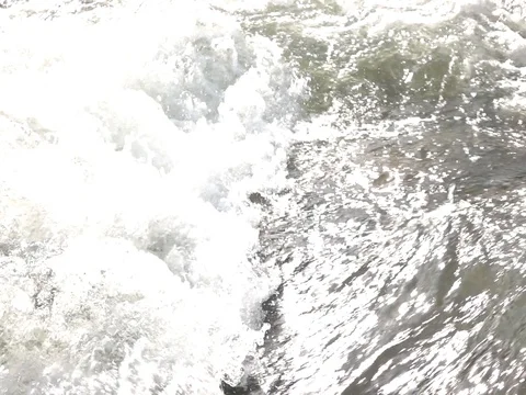 Mountain river, splashing water Stock Footage 78165921