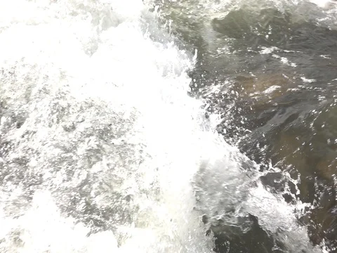 Mountain river, splashing water Stock Footage 78165925