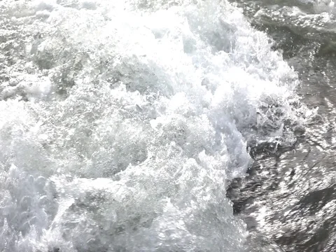 Mountain river, splashing water Stock Footage 78165929