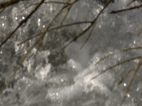 Mountain river, splashing water Stock Footage 78172557