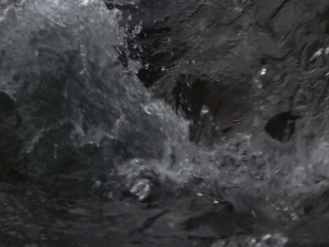 Mountain river, splashing water Stock Footage 78172578