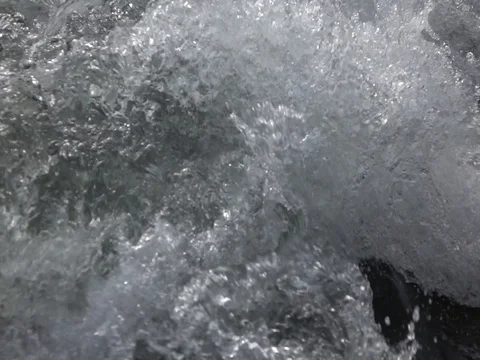 Mountain river, splashing water Stock Footage 78172656