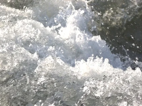 Mountain river, splashing water Stock Footage 78172697