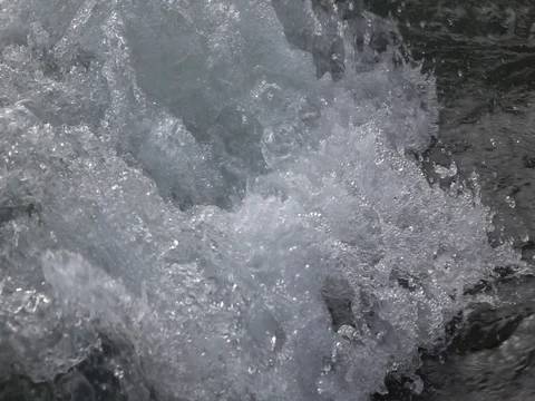 Mountain river, splashing water Stock Footage 78172725