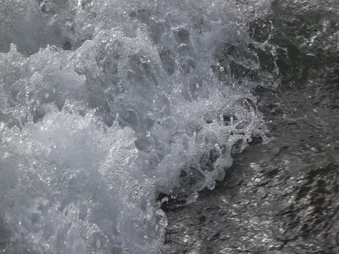 Mountain river, splashing water Stock Footage 78172751