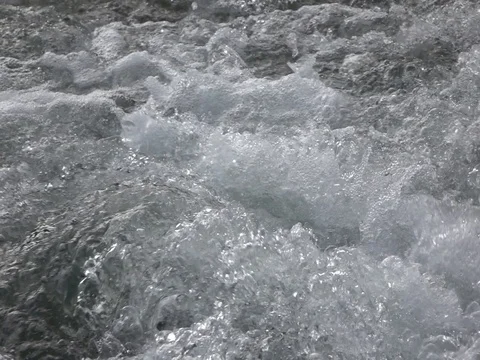 Mountain river, splashing water Stock Footage 78172761