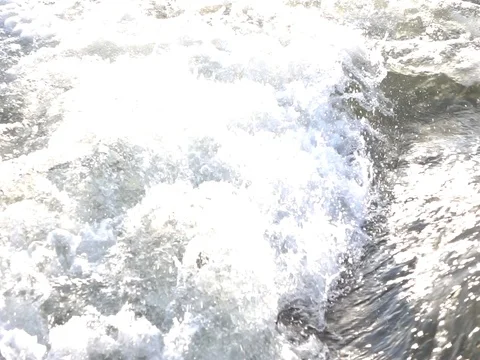 Mountain river, splashing water Stock Footage 78172762