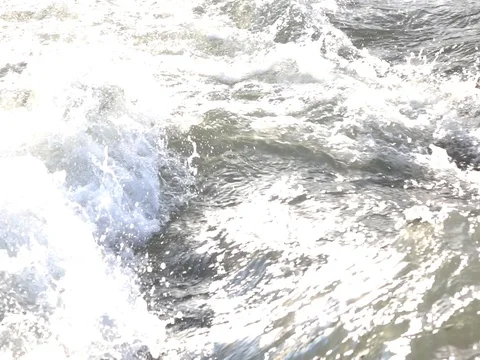 Mountain river, splashing water Stock Footage 78172772