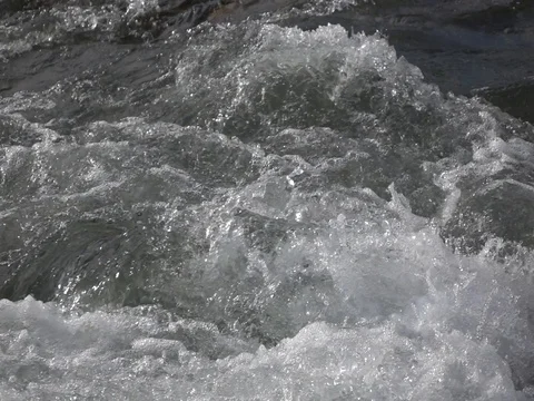 Mountain river, splashing water Stock Footage 78172781