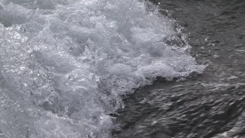 Mountain river, splashing water Stock Footage 78278098