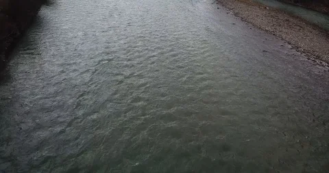 Mountain river in the spring in the Carpathians Stock Footage 127027285