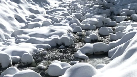 Mountain river stones Видео 87467045