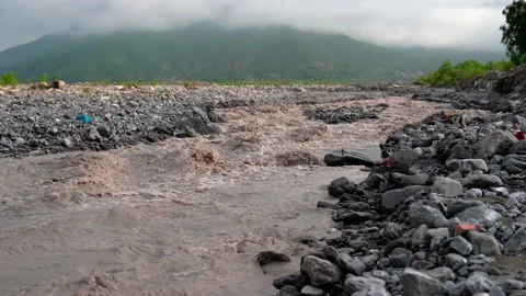 Mountain river streaming. Relaxing and calming video. Stock Footage 237691100
