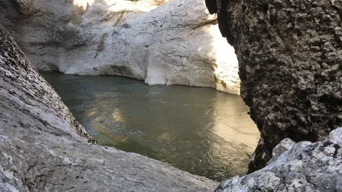 Mountain river in summer video Stock Footage 119068416