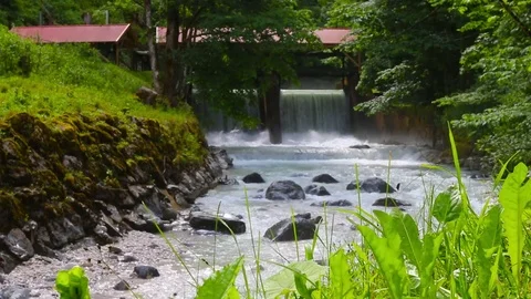 Mountain river under Partnach Gorge. Stock-Footage 72045765