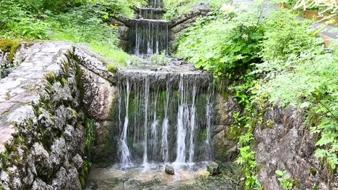 Mountain river under Partnach Gorge. Vídeo Stock 72046253