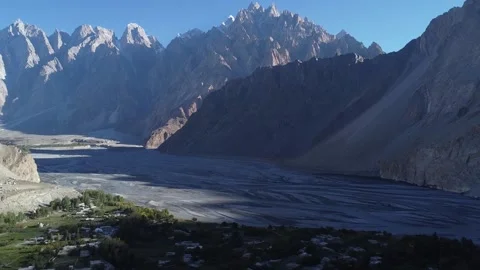 Mountain river valley Video stock 239433551