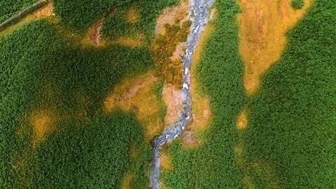 Mountain River, Vertical Aerial Shot 스톡 동영상 78699460