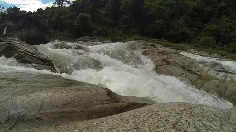 Mountain river in Vietnam. Stock Footage 72126846