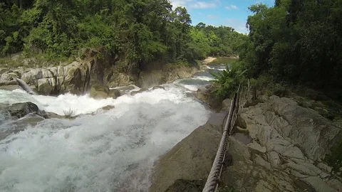 Mountain river in Vietnam. Stock Footage 72162487