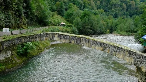 Mountain river view Stock Footage 140505754