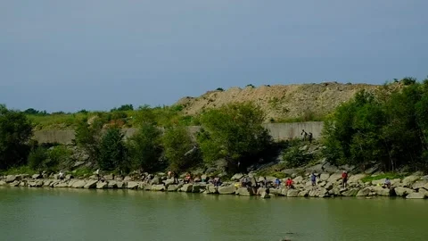 Mountain river view Stock Footage 140626572