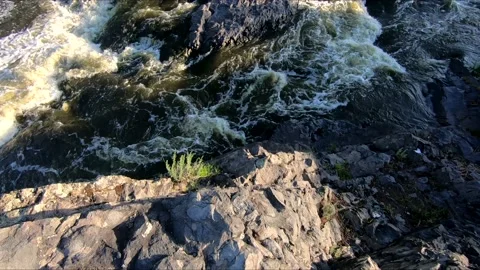 Mountain River Views, Revun Rift. Crane shots, tilts, stills and panoramas. Stock Footage 156903142