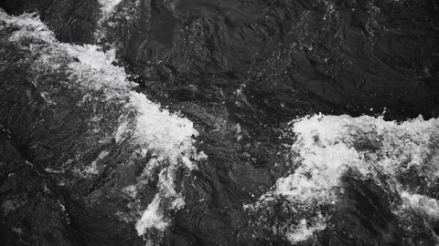 Mountain river water with fast closeup. Stock Footage 111446558