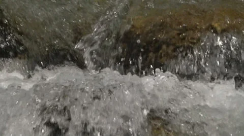 Mountain river waterfall in the Apls 스톡 동영상 37269251