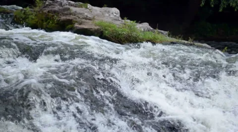 Mountain river, waterfall Stock Footage 57466060