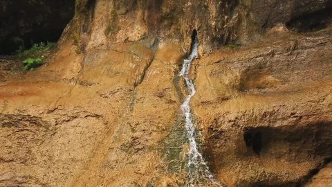 Mountain river with waterfall Stock Footage 79127460