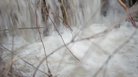 Mountain River Waterfall In Spring Stock Footage 62411885