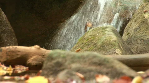 Mountain river. Zoom out Stock Footage 525575