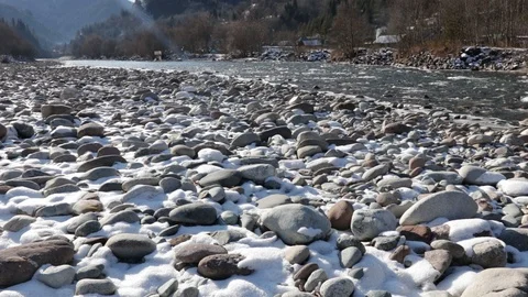 Mountain river3 Stock Footage 122851559