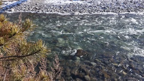 Mountain river5 Stock Footage 122851596