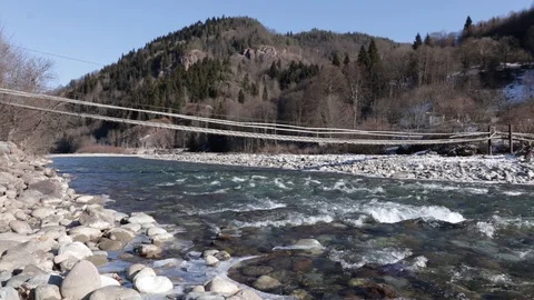 Mountain river9 Stock Footage 122851781