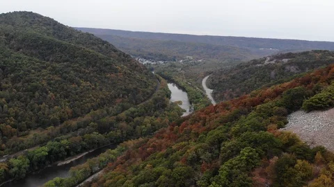 Mountain rivers drone flyover Stock Footage 119498510